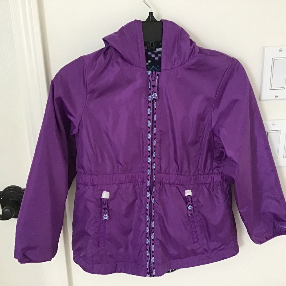 Girls London Fog Reversible Jacket Size 5